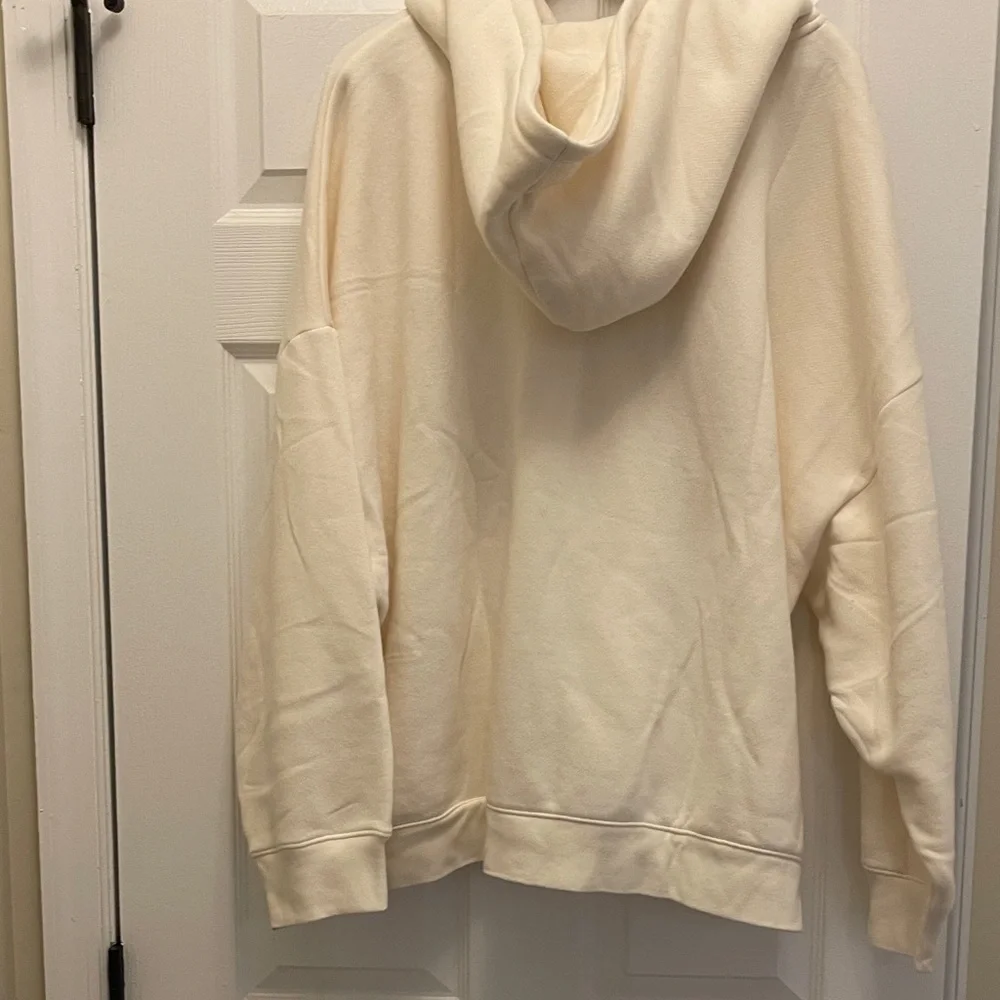 J. Crew Factory Off-White Zip-Up Hoodie - Picture 6 of 6